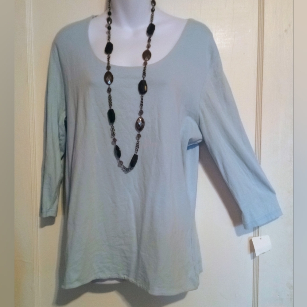 Merona Light Blue Long Sleeve Top